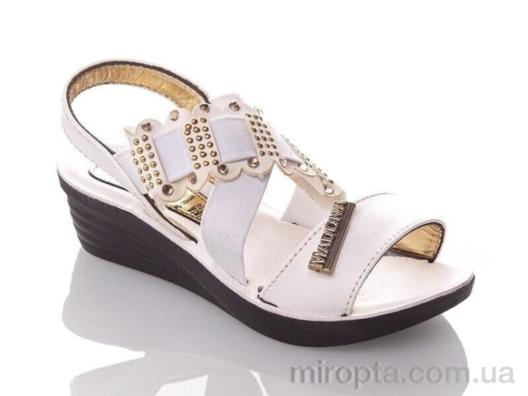 Босоніжки GMadona-B-white р: 24-29, в упаковці: 6 пар, купити тільки гуртом - 1078842