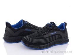 Кросівки 197-144 black-blue р: 40-45, в упаковці: 8 пар, купити тільки гуртом