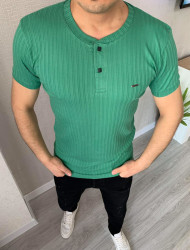 Футболка No Brand р M-2XL Чоловіча S2878 green