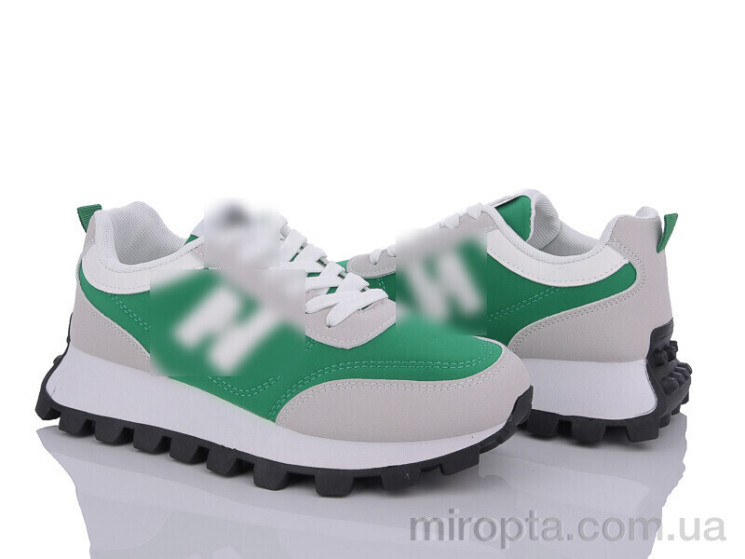 Кросівки 143-35 green р: 36-41, в упаковці: 8 пар, купити тільки гуртом - 916074