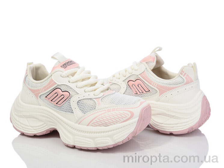 Кросівки 182-49 pink р: 36-40, в упаковці: 8 пар, купити тільки гуртом - 974364