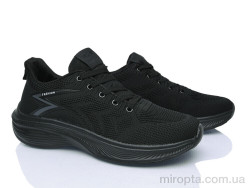 Кросівки 2446 black р: 41-45, в упаковці: 8 пар, купити тільки гуртом