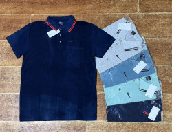 Футболка чоловіча, трикотаж (р. XL–4XL), мікс кольорів, в упаковці 5 штук №330191
