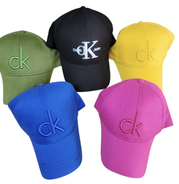 Кепка унісекс "CK" котон (р: 57-59) мікс кольорів, в упаковці 5 шт. №383535 - Strike Se655