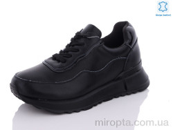 Кросівки Y736-1 black р: 37-41, в упаковці: 6 пар, купити тільки гуртом