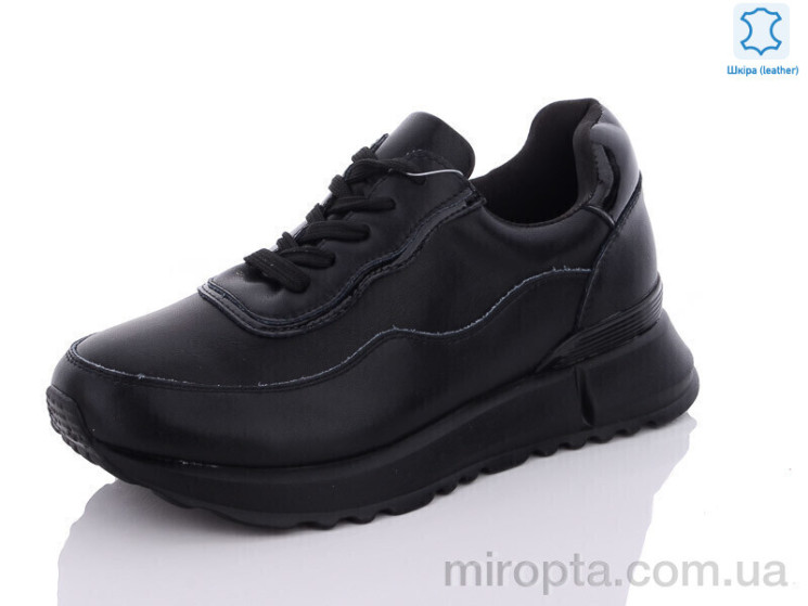 Кросівки Y736-1 black р: 37-41, в упаковці: 6 пар, купити тільки гуртом - 842958