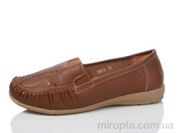 Туфлі 708-1 brown р: 41-43, в упаковці: 6 пар, купити тільки гуртом