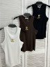 Майка жіноча "2202" рубчик (р: one size) 3 кольори, в упаковці 5 шт. №385977 - Mercury SE927