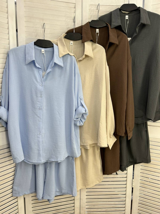 Костюм жіночий "2685" жатка (р: one size) 4 кольори, в упаковці 5 шт. №385998 - Mercury SE927