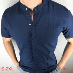 Сорочка Varetti р S-2XL Чоловіча A867 blue