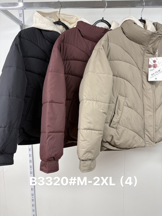 Куртка жіноча, плащівка, синтепон, м.В3320 (розмір: M-XXL ), 3 кольори, в упаковці 4 штуки №346801 - Vanda SE1013