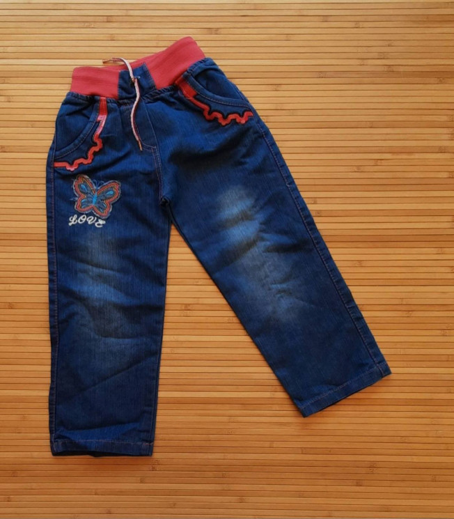 Джинси дитячі (р. 6-10 років), 1 колір, в упаковці 5 шт. №950309 - Ezra 1054/1055