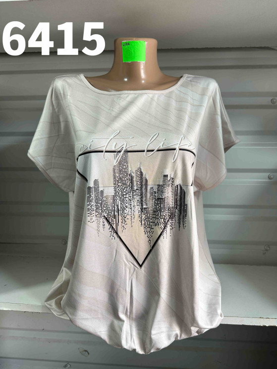 Футболка жіноча "6415" (р: 48-56) в упаковці 5 шт. №368474 - Natasha SE669