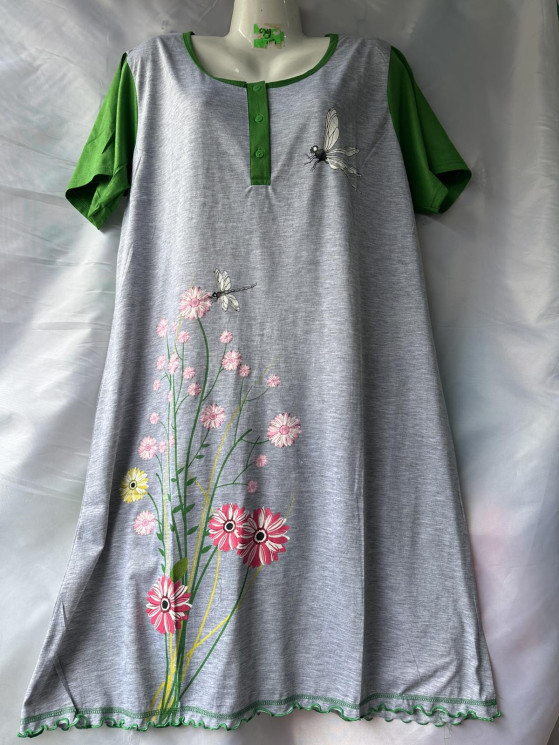 Нічна сорочка жіноча  (р: 5XL-9XL) в упаковці 5 штук №754709 - Metro SE799