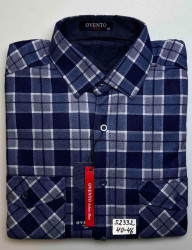 Сорочка чоловіча на хутрі "S2332" (р: M,L,XL,XXL) в упаковці 7 шт. №381140