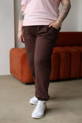 Штани - джогери жіночі з супрему, супрем м. 229 (р: M, L, XL, XXL, 3XL) №825714