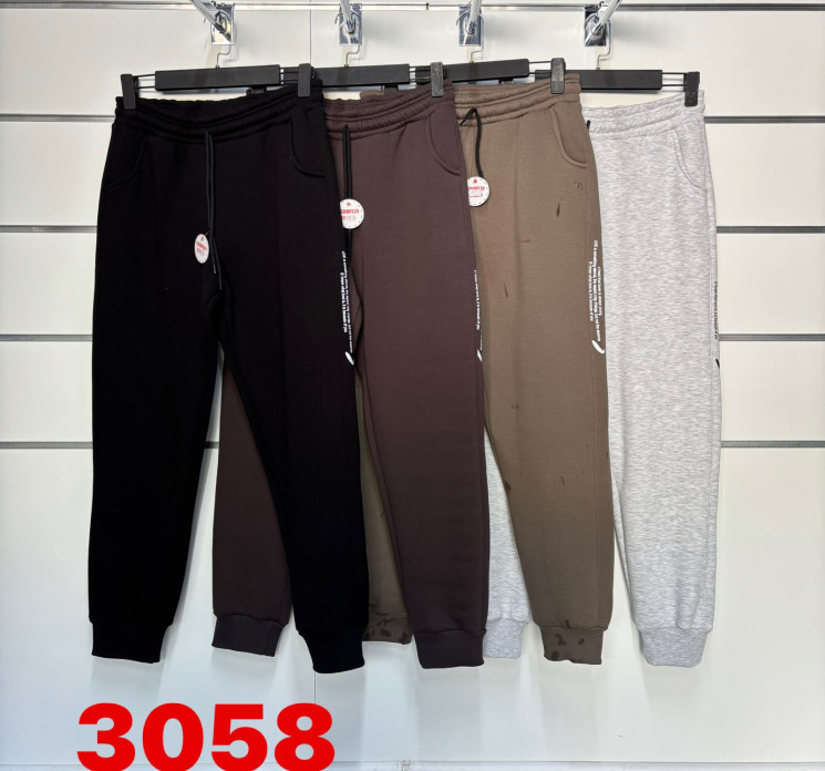 Спортивні штани  жіночі фліс пеньє м.3058 (р: 50-58) 4 кольора в упаковці 5 штук №760429 - Ivy SER 3721-3722