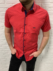 Сорочка No Brand р M-3XL Чоловіча S1148 red