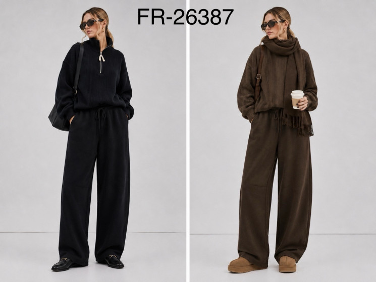 Костюм жіночий альпака м.FR-26387 (Розмір:L-2XL) 2 кольора в упаковці 3 штуки №764267 - Saint Zel3317