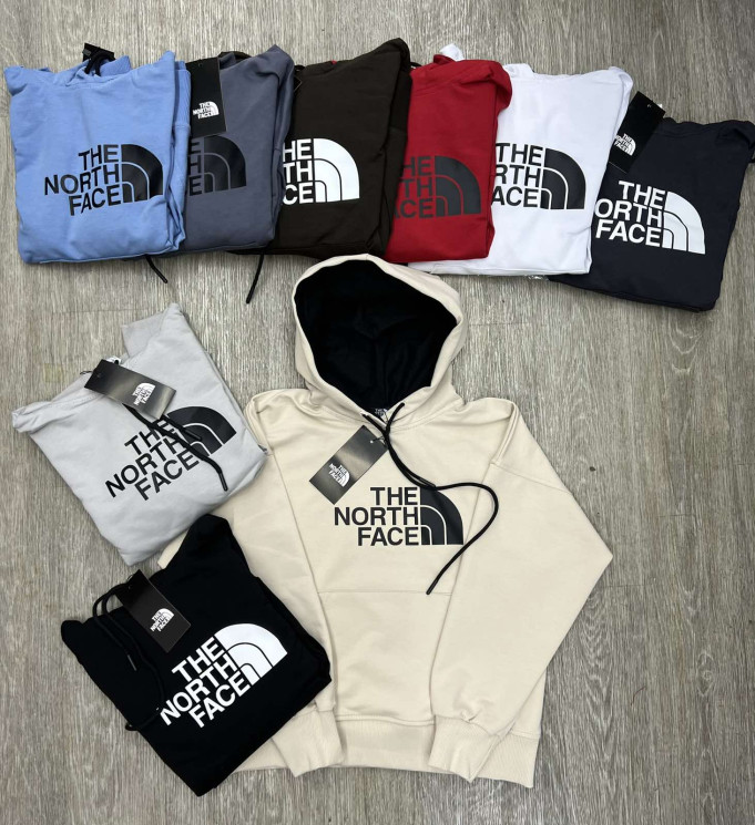 Худі дитяче The North Face "324-2" двохнитка (р: 9-13 років) 9 кольорів, в упаковці 5 шт. №388604 - Spider