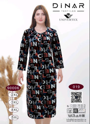 Халат жіночий, двусторонній велюр, м.90006-019 (Розмір: 2XL-5XL), в упаковці 4 штуки №320458