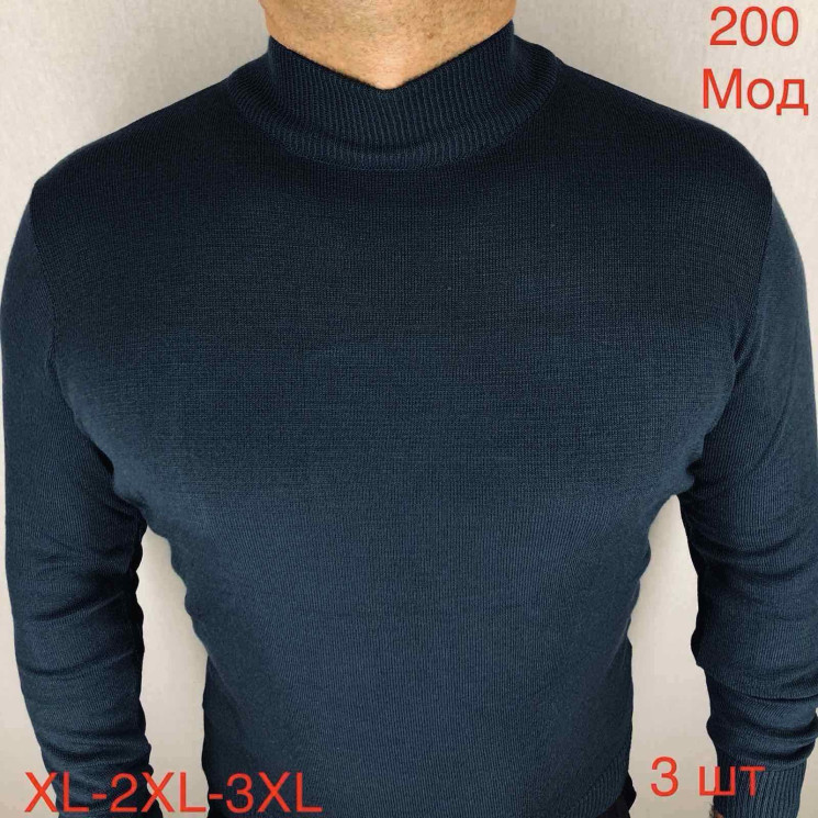Гольф  чоловічий м.200 (р.XL-3XL) 7 кольорів в упаковці 3 штуки №758150 - Nadiyka BG/PO2161-2162