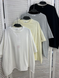 Футболка жіноча "71831" котон (р: one size) 4 кольори, в упаковці 5 шт. №385999