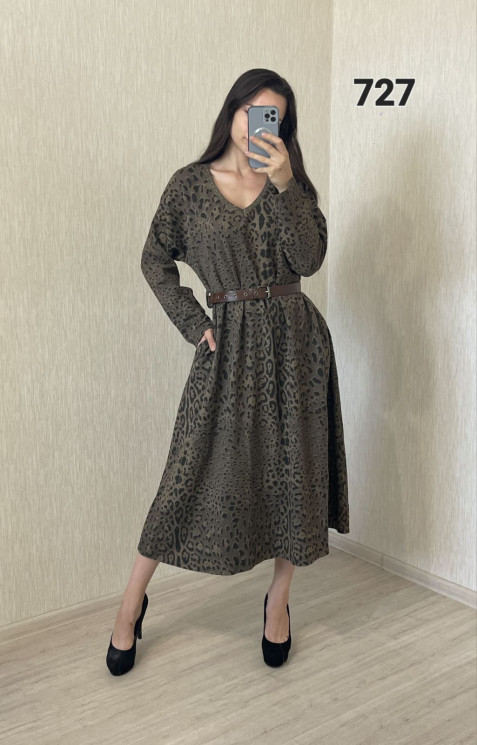Сукня жіноча, трикотаж, м.727 (р. 50-54), мікс кольорів, в упаковці 3 штуки №333353 - Korona UG 4477