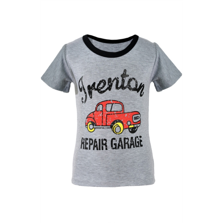Футболка дитяча TRENTON трикотаж (Р.104см, 4 роки) сіра, в упаковці 3 шт. №353148 - Kuzya WE1041