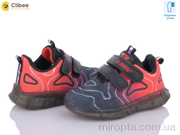 Кросівки F6 black-red р: 22-27, в упаковці: 6 пар, купити тільки гуртом - 565804
