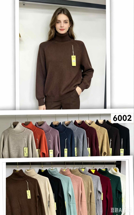 Кофта жіноча кашемір м.6002 (р.48-52) мікс кольорів в упаковці 5 штук №763918 - Cute WE3128