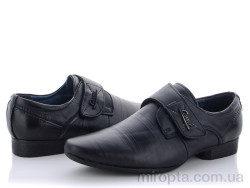 Туфлі A98 black р: 32-37, в упаковці: 8 пар, купити тільки гуртом