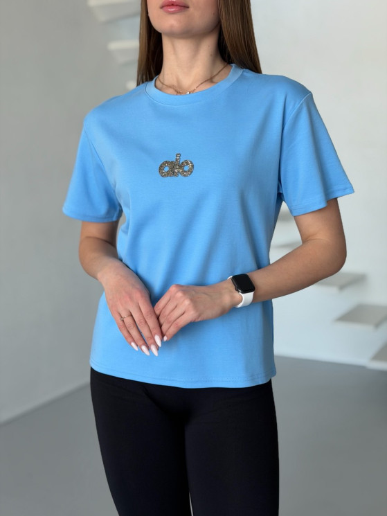 Футболка жіноча, котон (розмір: XL-2XL ), мікс кольорів, в упаковці 5 штук №342815 - Vanda SE1013