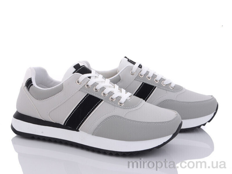 Кросівки 20-975 l.grey р: 40-45, в упаковці: 8 пар, купити тільки гуртом - 862354