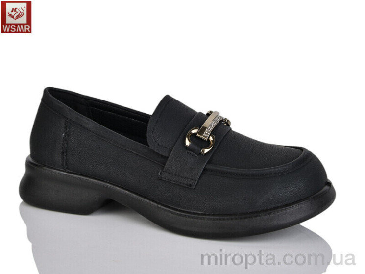 Туфлі A9706 black р: 36-41, в упаковці: 8 пар, купити тільки гуртом - 1085199