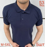 Футболка поло Lacoste  чоловіча, м.53, (р. M–5XL),  8 кольорів, в упаковці 5 штук №751328 - Nadiyka BG/PO2161-2162