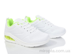 Кросівки 20-1031-2 white-green р: 36-41, в упаковці: 8 пар, купити тільки гуртом