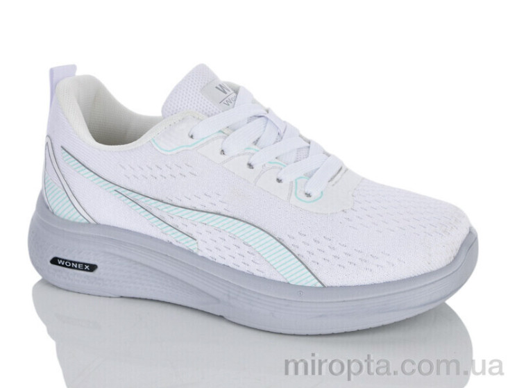 Кросівки 45-403 white р: 36-41, в упаковці: 8 пар, купити тільки гуртом - 1189570
