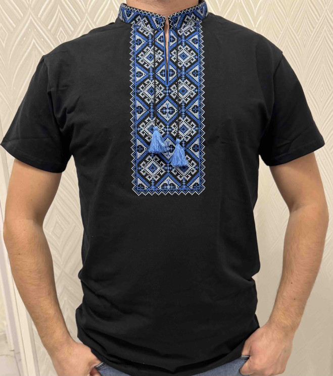 Футболка чоловіча, бавовна (Розмір: S-2XL), в упаковці 5 штук №325674 - Delux 909