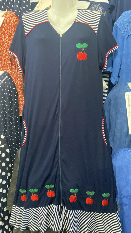 Халат жіночий (р: L,XL,2XL) в упаковці 3 шт. №369873 - Romex HR1980