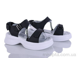 Босоніжки N1390P-1 black р: 32-37, в упаковці: 6 пар, купити тільки гуртом