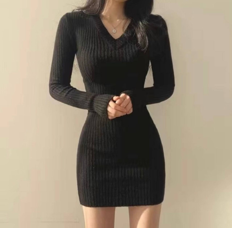 Сукня жіноча, ангора рубчик, м. 1548 (р: 42-44, 46-48) №706430 - BestFashion RZ6220 м. 1548