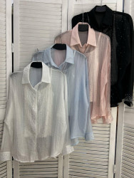 Сорочка жіноча, батист (р: one size) 4 кольори, в упаковці 5 шт. №386000
