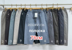 Джинсові шорти жіночі, джинс котон, м.2032 (розмір: 31-36 ), 10 кольорів, в упаковці 6 штук №344694