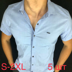 Сорочка Paul Semih р S-2XL Чоловіча Y1716 l.blue