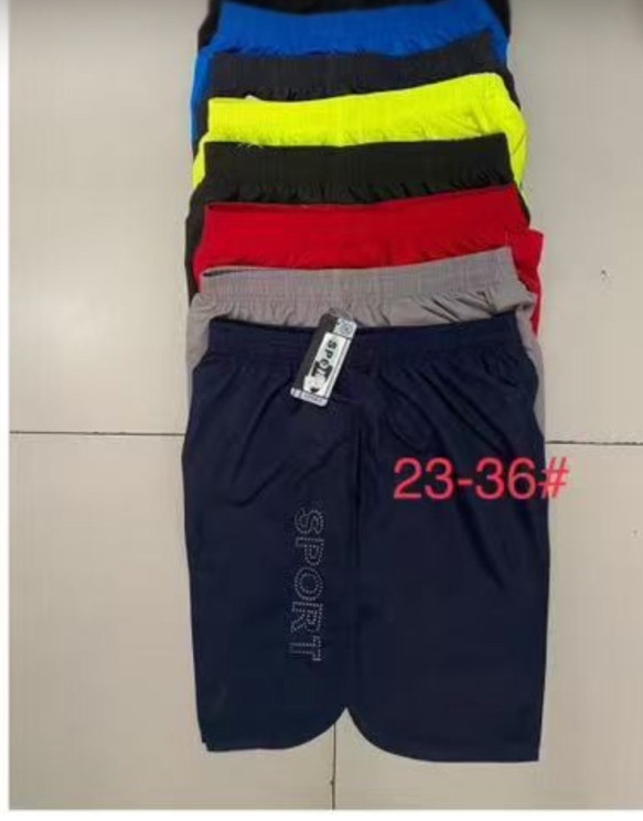 Шорти чоловічі, плащівка, м.23-36 (р. XL-5XL ), 8 кольорів, в упаковці 5 штук №326699 - 