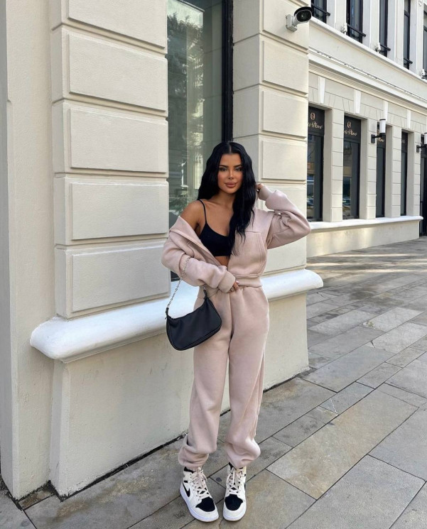 Костюм жіночий, трьохнитка на флісі, м. 1269 (р: 42-44, 46-48) №706099 - BestFashion RZ6220 м. 1269