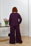 Костюм жіночий, креп-стретч м. 3822 (р. 48-50, 52-54, 56-58, 60-62, 64-66) марсала №411584 - 