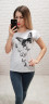 Футболка, р. S,M,L, бавовна, 5 кольорів в упаковці 3 штуки №805471 - Dance WE1051