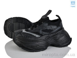 Кросівки 2387 black р: 35-40, в упаковці: 6 пар, купити тільки гуртом